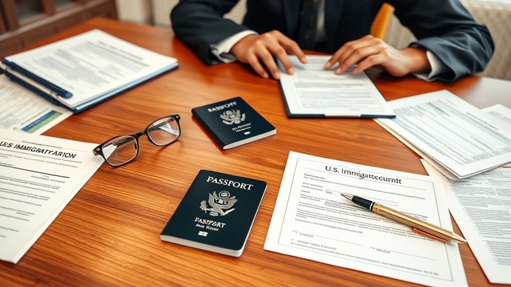 lista essencial de documentos de imigração