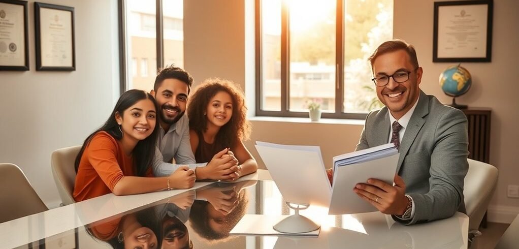 assistência jurídica para imigração familiar