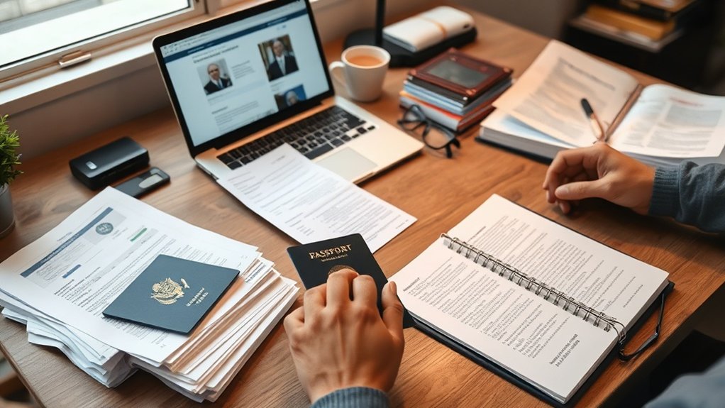 Reunir os documentos essenciais para o green card