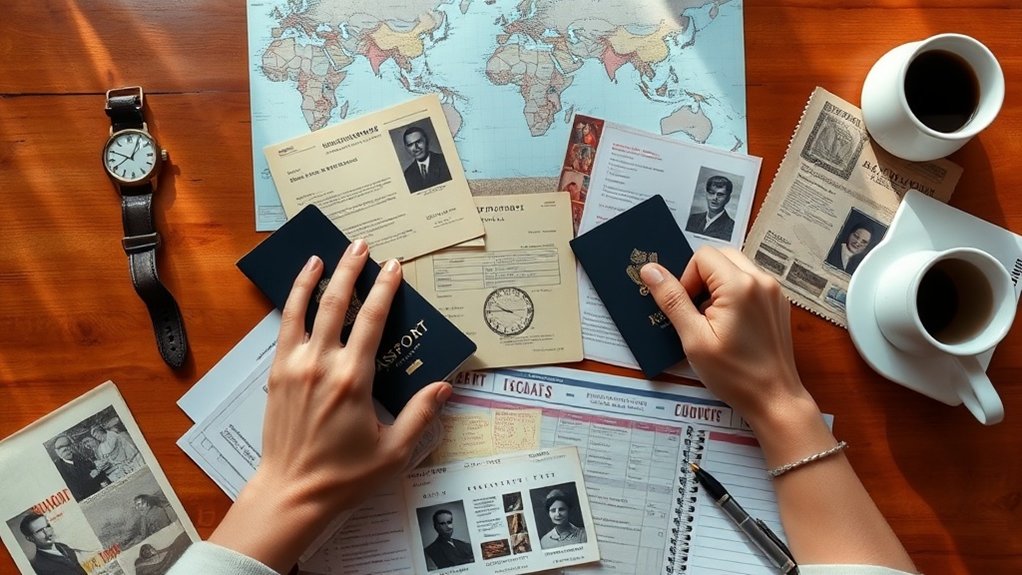 reunir documentos de viagem essenciais