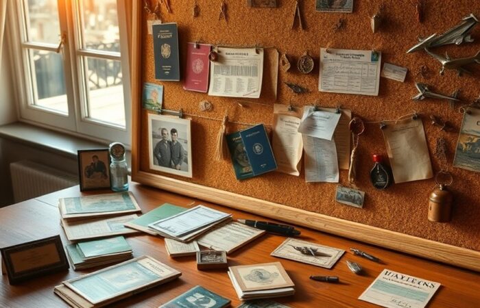 guia de construção de linha do tempo de imigração