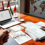 estrutura de documento de carreira internacional