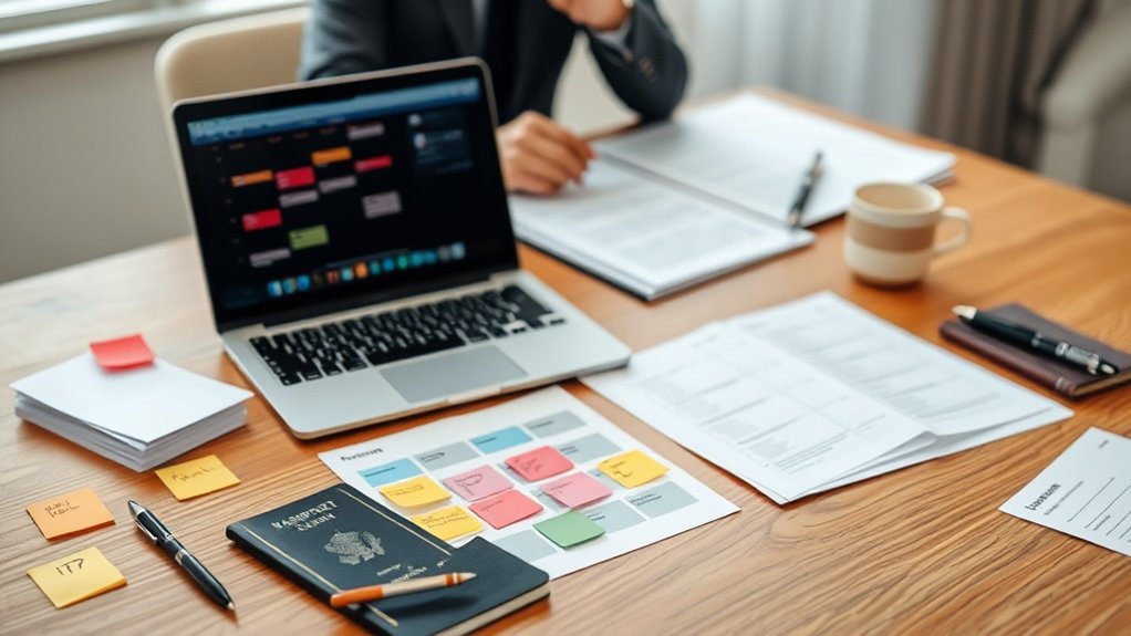 preparação e agendamento de entrevistas