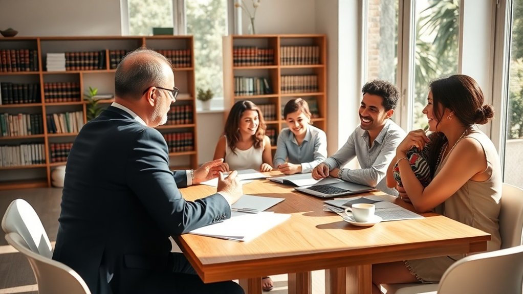 Assistência jurídica para famílias