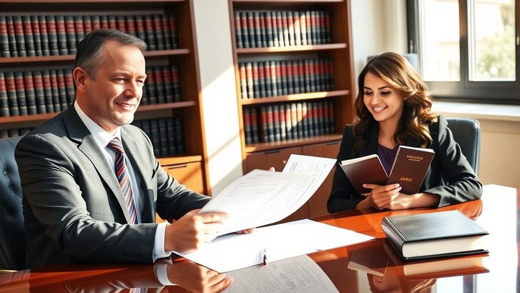 A orientação jurídica aumenta o sucesso