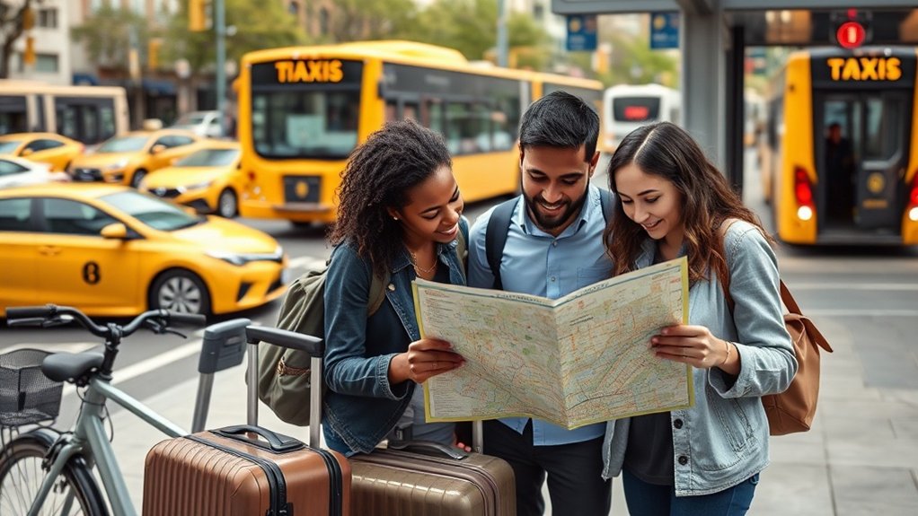 dicas de planejamento de transporte local