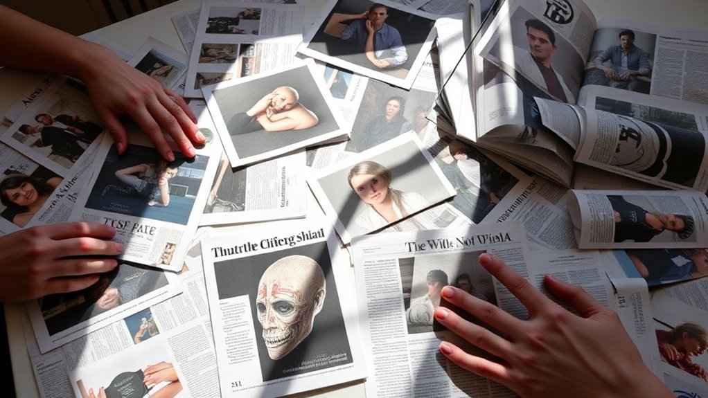 cobertura da mídia curadoria de evidências