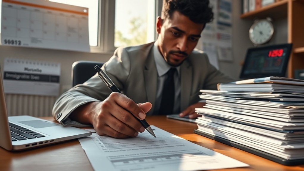 cumprir prazos críticos de imigração