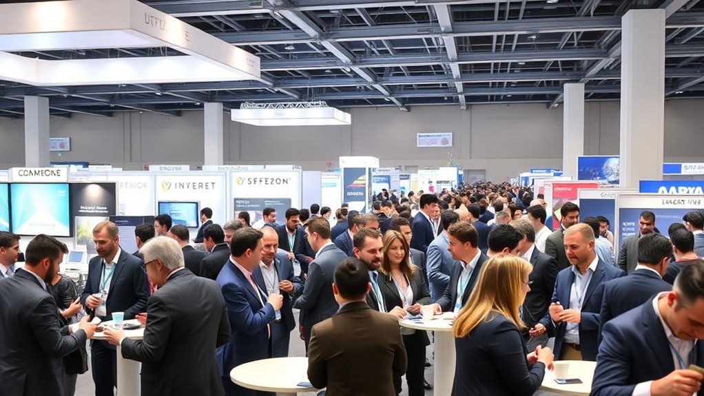 fazer networking em eventos do setor