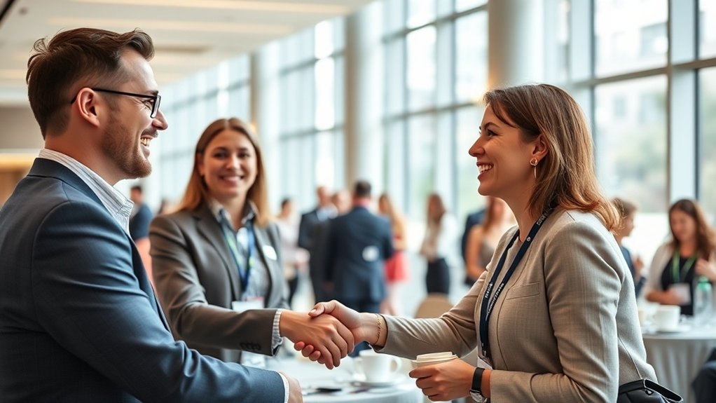 Fazendo networking com novas pessoas