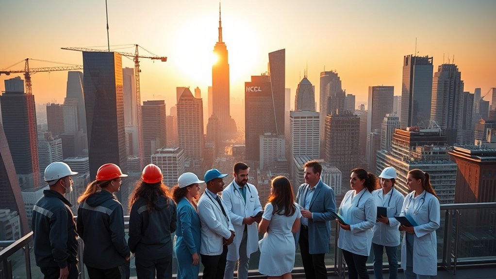 demanda de mão de obra qualificada na América do Norte