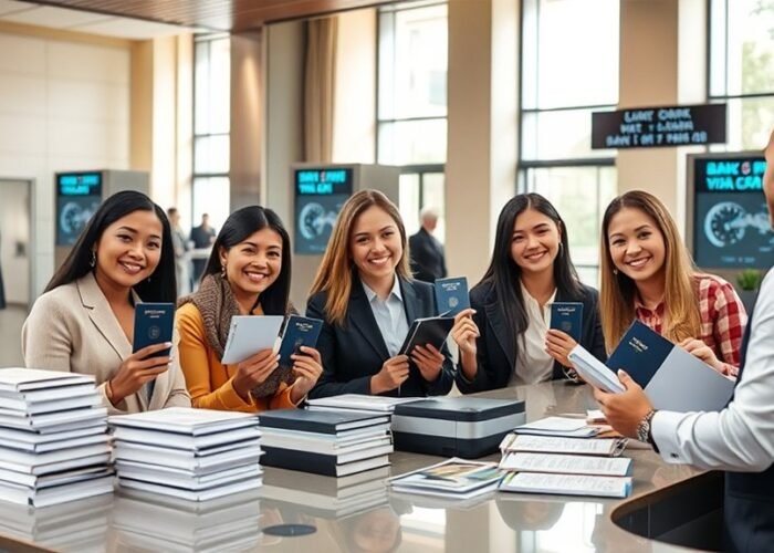 abrir conta bancária vistos