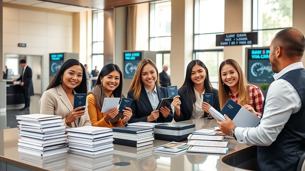 abrir conta bancária vistos