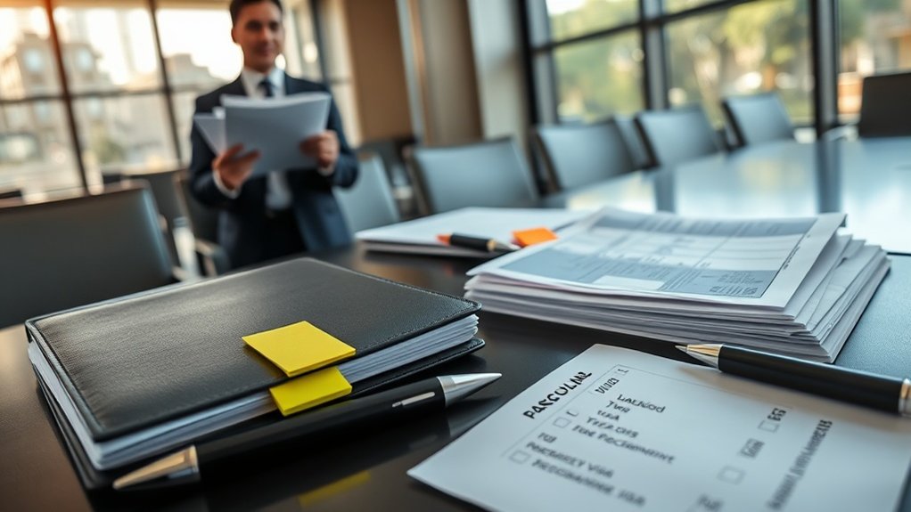 Organizar documentos para o consulado