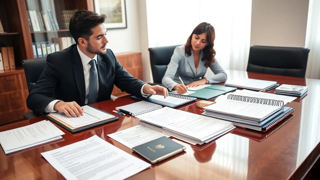 organizando a documentação essencial para o visto