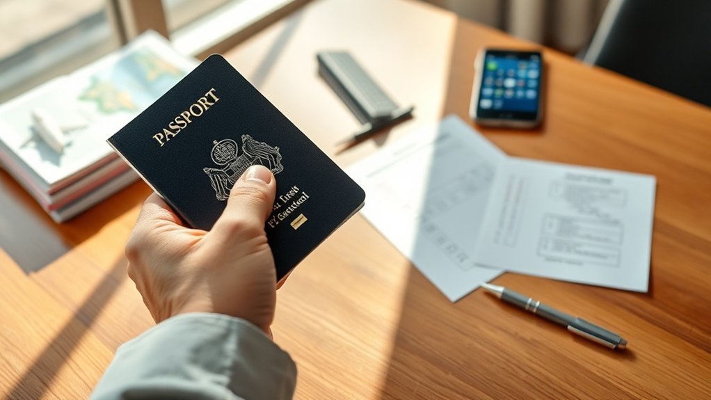 Lista de verificação para verificação da validade do passaporte