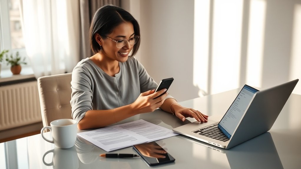 comunicação proativa de acompanhamento após entrevista