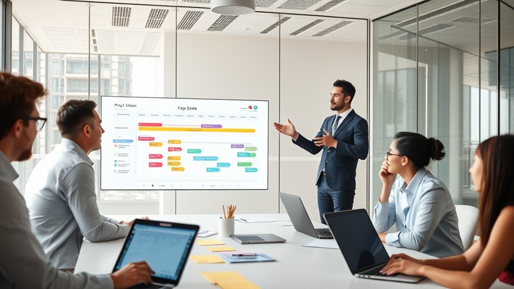 gestão de projetos e liderança