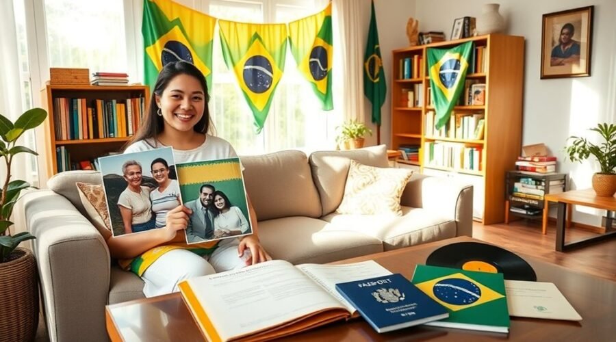 provando conexões com o Brasil