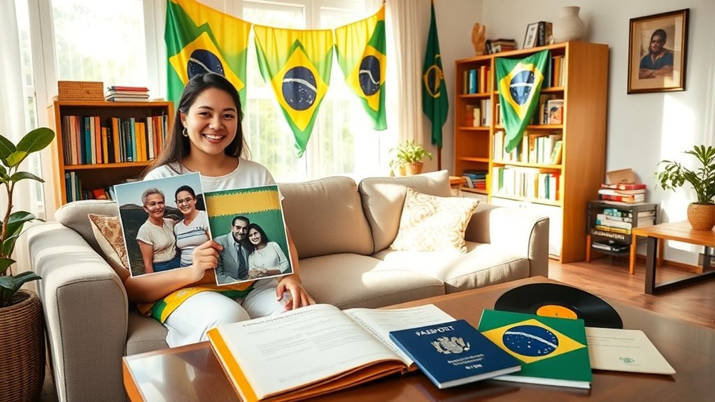provando conexões com o Brasil