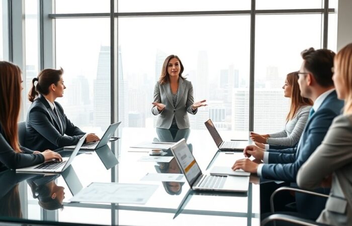 comprovando liderança para vistos