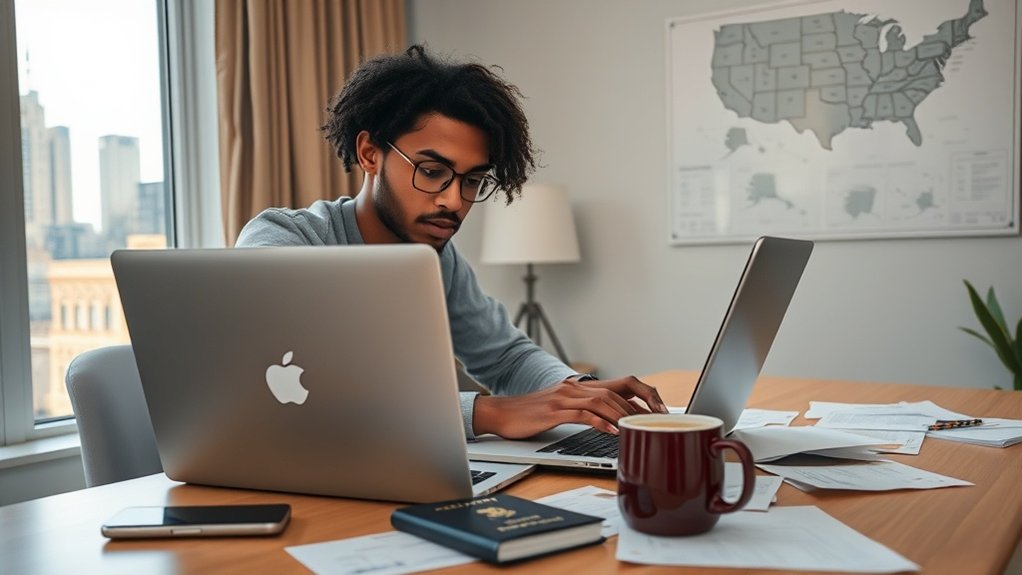 opções de visto para trabalho remoto