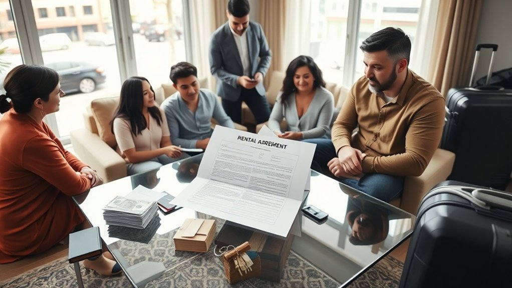 pagamento de aluguel e depósito