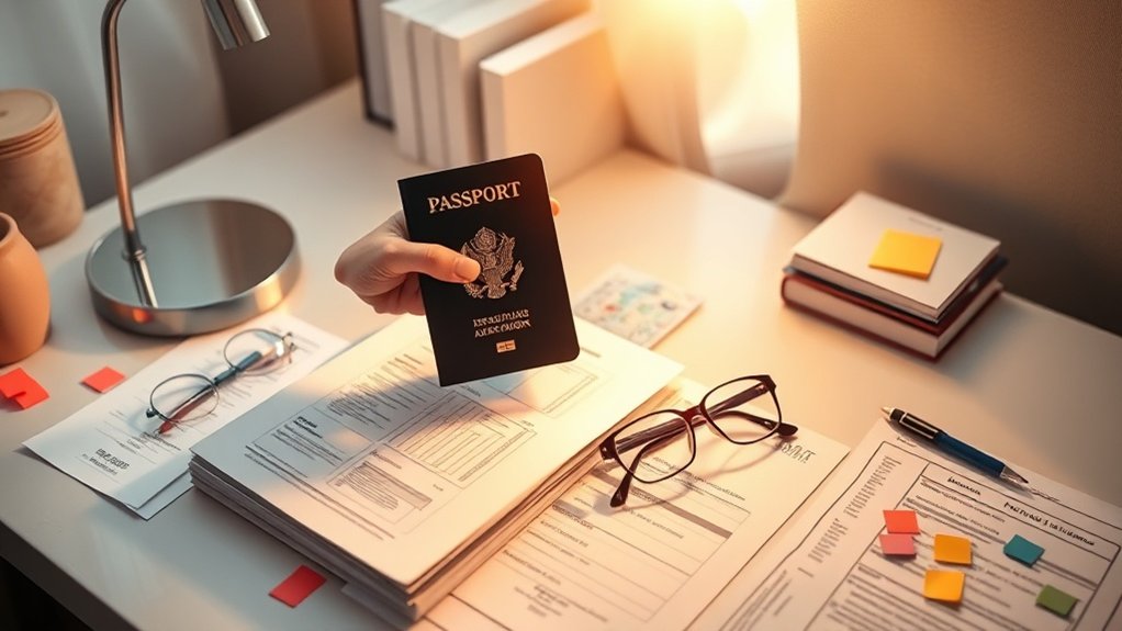 revisar sua solicitação de visto