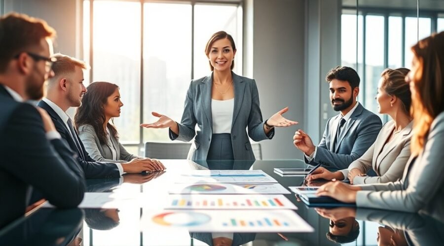 demonstrar habilidades de liderança de forma eficaz