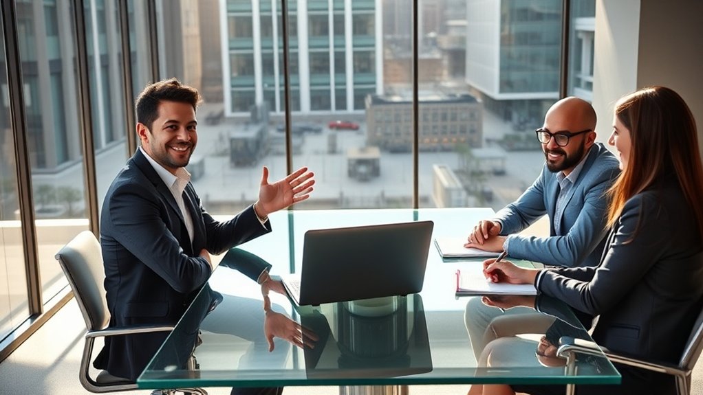 apresentando habilidades relevantes de forma eficaz