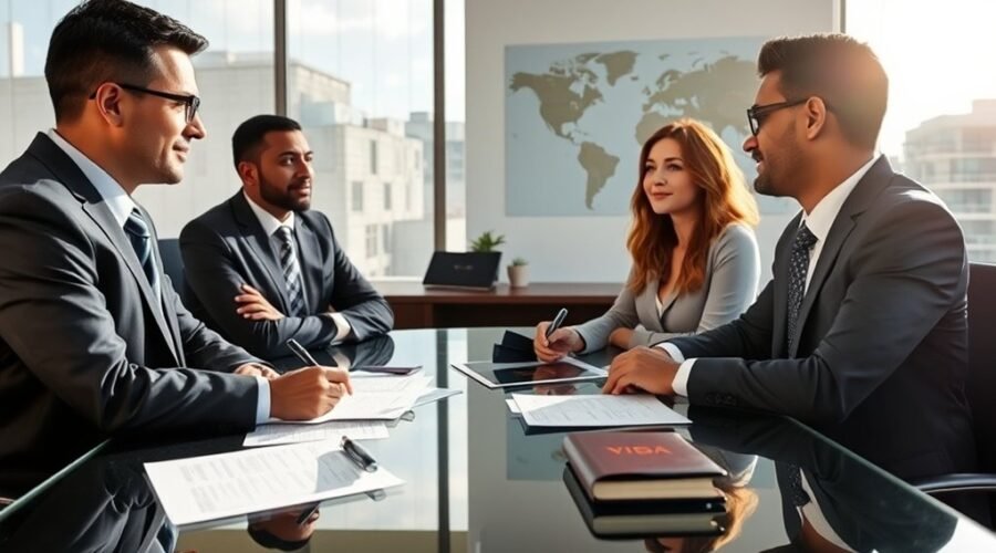 assistência jurídica especializada para vistos