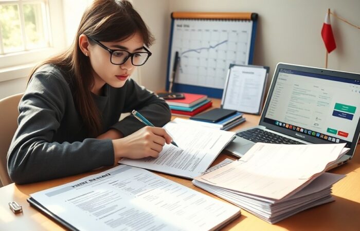 processo de extensão de visto de estudante