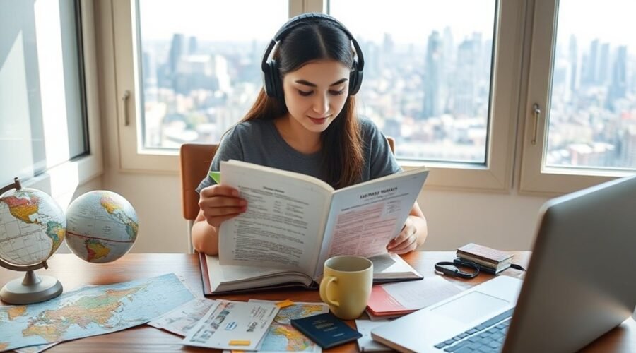 estudar inglês para migração