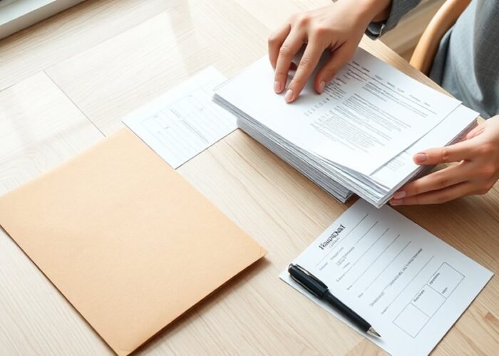 Enviando documentos para o USCIS