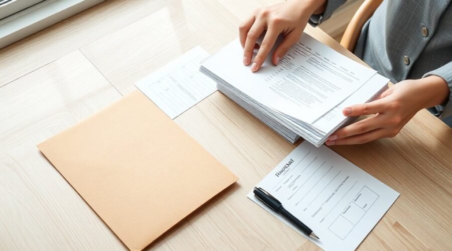 Enviando documentos para o USCIS