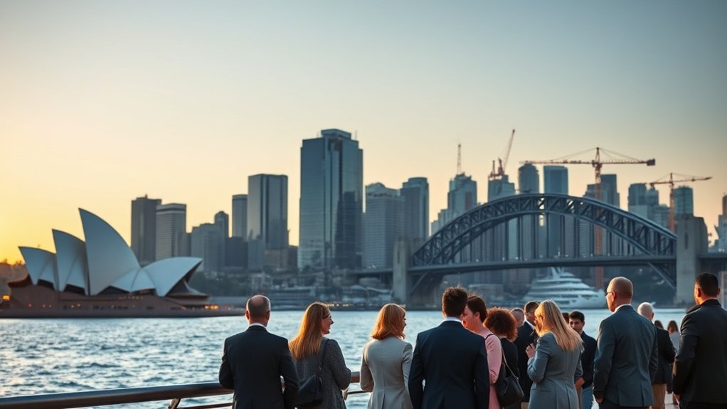 Sydney recebendo profissionais qualificados
