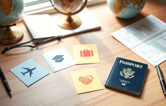 compreendendo as categorias de visto americano