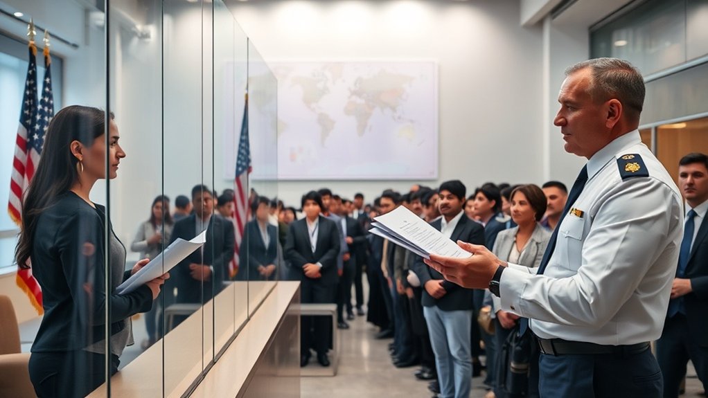 processo de entrevista para o visto dos EUA