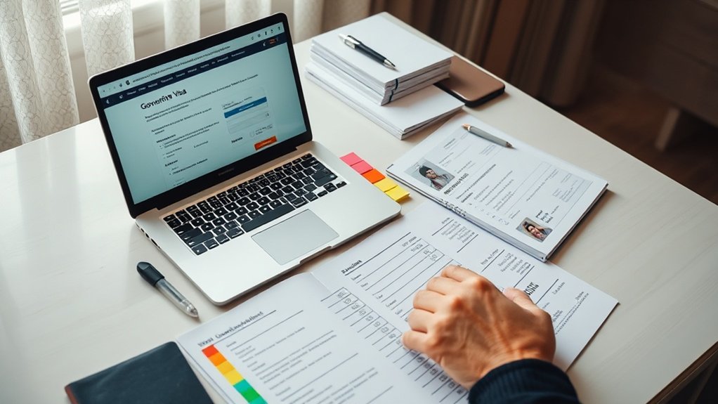 dicas para preparação de solicitação de visto