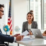 assistência de visto para L e H