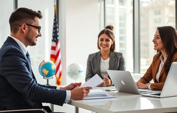 assistência de visto para L e H