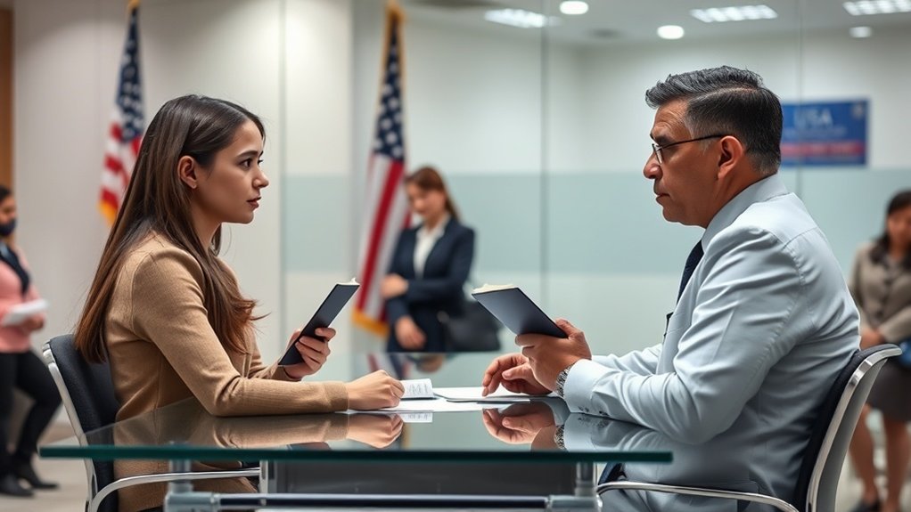 perguntas comuns em entrevistas de visto