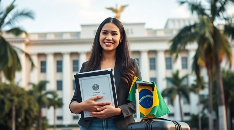 realizações acadêmicas para imigração