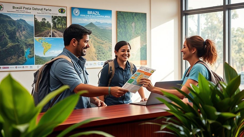 acessando áreas ambientais protegidas