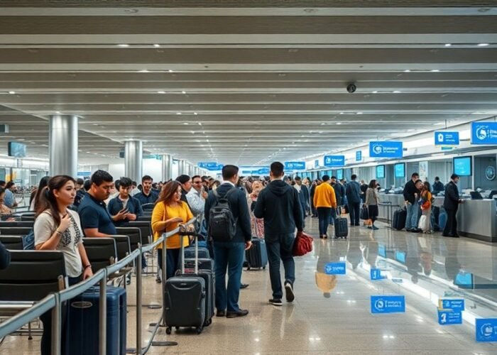 procedimentos de controle de imigração aeroportuária