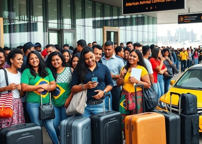 tendências da imigração americana no Brasil