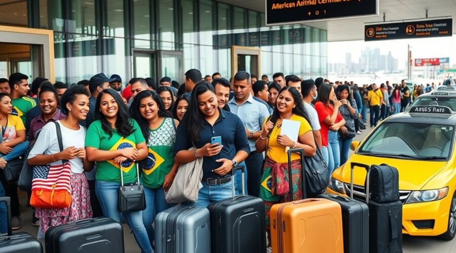 tendências da imigração americana no Brasil