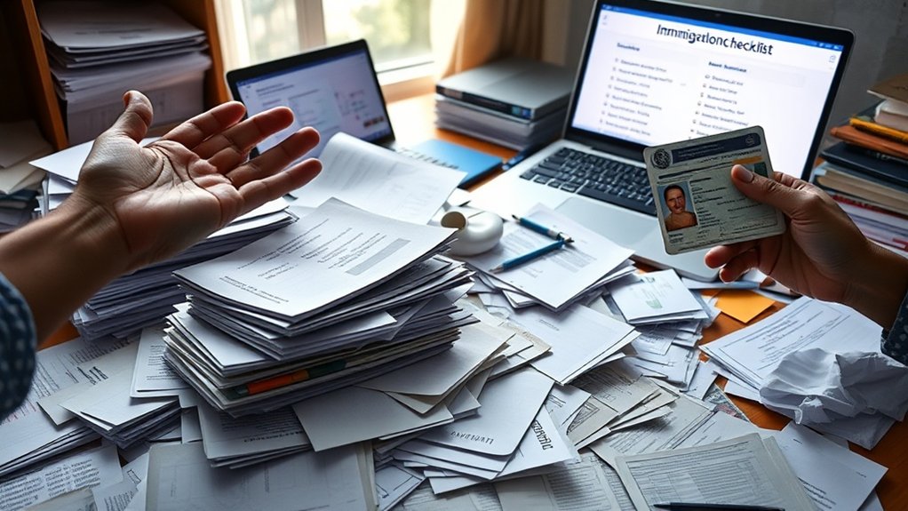 evite erros na solicitação de imigração