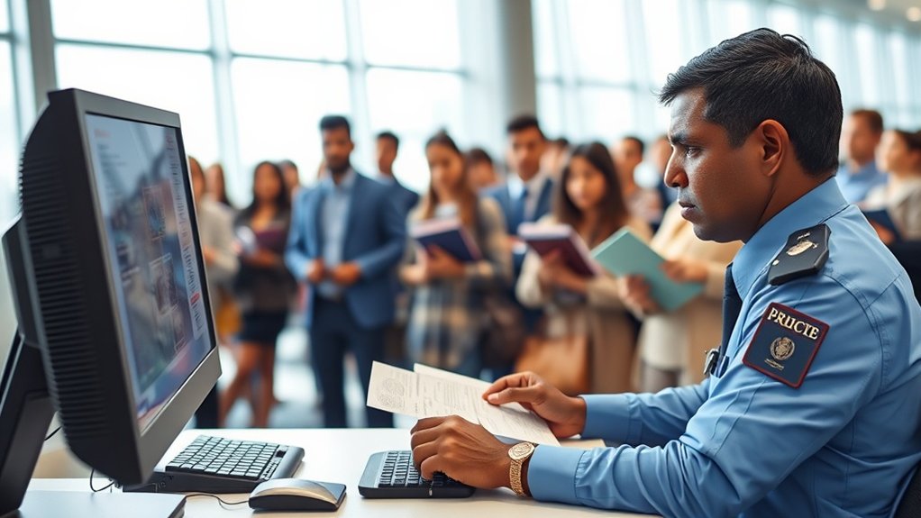 verificações de antecedentes para imigração