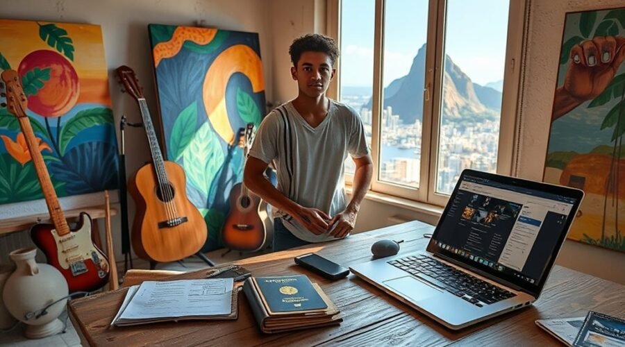visto para profissionais criativos no Brasil